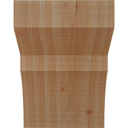 Ekena Millwork - RFTMON00 - Rustic Wood Monterey Wood Rafter Tail