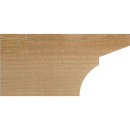 Ekena Millwork - RFTMON00 - Rustic Wood Monterey Wood Rafter Tail
