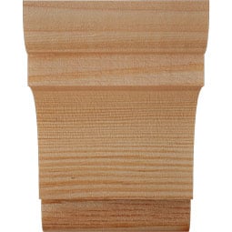 Ekena Millwork - RFTNEB00 - Rustic Wood New Brighton Wood Rafter Tail
