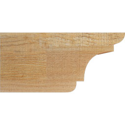 Ekena Millwork - RFTNEB00 - Rustic Wood New Brighton Wood Rafter Tail