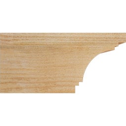 Ekena Millwork - RFTPEC00 - Rustic Wood Pescadero Wood Rafter Tail