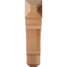 Ekena Millwork - BKTOLY04 - Olympic Craftsman Rough Sawn Bracket