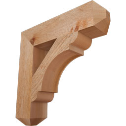 Ekena Millwork - BKTOLY04 - Olympic Craftsman Rough Sawn Bracket