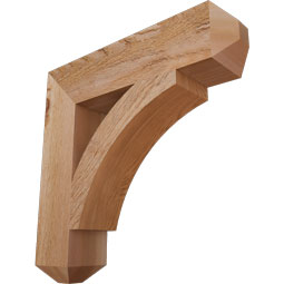 Ekena Millwork - BKTTHR04 - Thorton Craftsman Rough Sawn Bracket