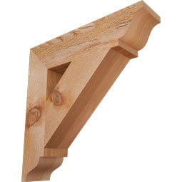 Ekena Millwork - BKTTRA01 - Traditional Traditional Rough Sawn Bracket
