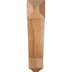 Ekena Millwork - BKTTRA04 - Traditional Craftsman Rough Sawn Bracket