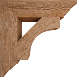 Ekena Millwork - BKTWTL01 - Westlake Traditional Rough Sawn Bracket