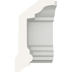 Ekena Millwork - MIC04X02HO - Endurathane Inside Corner for Holmdel Traditional Smooth Crown Moulding, 2 1/4"P x 4"H (matches moulding MLD04X02X04HO), Factory Primed