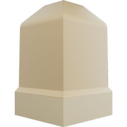 Ekena Millwork - MIC04X02HO - Endurathane Inside Corner for Holmdel Traditional Smooth Crown Moulding, 2 1/4"P x 4"H (matches moulding MLD04X02X04HO), Factory Primed