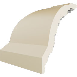 Ekena Millwork - MIC04X05WA - Endurathane Inside Corner Moulding, 5 1/8"P x 4 3/4"H (matches moulding MLD04X05X06WA), Factory Primed