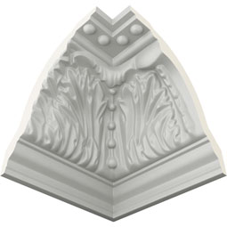 Ekena Millwork - MIC04X05WA - Endurathane Inside Corner Moulding, 5 1/8"P x 4 3/4"H (matches moulding MLD04X05X06WA), Factory Primed