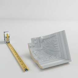 Ekena Millwork - MIC04X05WA - Endurathane Inside Corner Moulding, 5 1/8"P x 4 3/4"H (matches moulding MLD04X05X06WA), Factory Primed