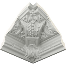 Ekena Millwork - MIC05X06MO - Endurathane Inside Corner Moulding, 6 1/4"P x 5 1/4"H (matches moulding MLD05X06X08MO), Factory Primed