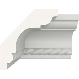 Ekena Millwork - MIC02X02LN - Endurathane Inside Corner Moulding, 2 1/4"P x 2 1/4"H (matches moulding MLD02X02X06LN), Factory Primed
