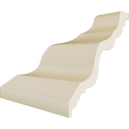 Ekena Millwork - MIC05X06VE - Endurathane Inside Corner Moulding, 6 3/8"P x 5 5/8"H (matches moulding MLD05X06X08VE), Factory Primed