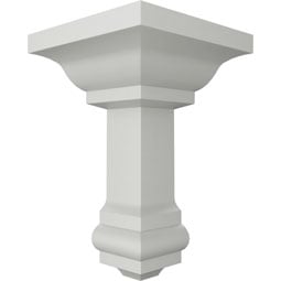 Ekena Millwork - MOC04X02HO - Endurathane Outside Corner for Holmdel Traditional Smooth Crown Moulding (matches moulding MLD04X02X04HO), 2 1/4"P x 4"H, Factory Primed