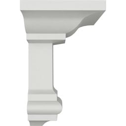 Ekena Millwork - MOC04X02HO - Endurathane Outside Corner for Holmdel Traditional Smooth Crown Moulding (matches moulding MLD04X02X04HO), 2 1/4"P x 4"H, Factory Primed