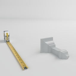 Ekena Millwork - MOC04X02HO - Endurathane Outside Corner for Holmdel Traditional Smooth Crown Moulding (matches moulding MLD04X02X04HO), 2 1/4"P x 4"H, Factory Primed