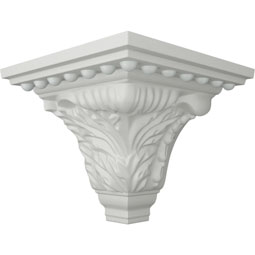 Ekena Millwork - MOC04X05WA - Endurathane Outside Corner Moulding (matches moulding MLD04X05X06WA), 5 1/8"P x 4 3/4"H, Factory Primed