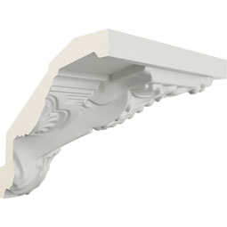 Ekena Millwork - MOC05X06MO - Endurathane Outside Corner Moulding (matches moulding MLD05X06X08MO), 6 1/4"P x 5 1/4"H, Factory Primed