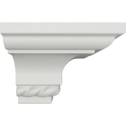 Ekena Millwork - MOC02X02LN - Endurathane Outside Corner Moulding (matches moulding MLD02X02X06LN), 2 1/4"P x 2 1/4"H, Factory Primed
