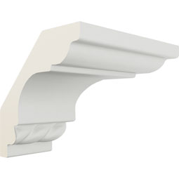 Ekena Millwork - MOC02X02LN - Endurathane Outside Corner Moulding (matches moulding MLD02X02X06LN), 2 1/4"P x 2 1/4"H, Factory Primed