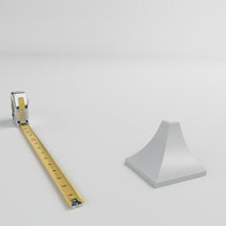 Ekena Millwork - MOC02X02TR - Endurathane Outside Corner for Traditional Smooth Crown Moulding (matches moulding MLD02X02X03TR), 2 5/8"P x 2 3/8"H, Factory Primed