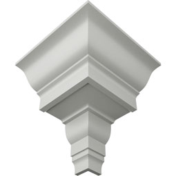 Ekena Millwork - MOC05X05FE - Endurathane Outside Corner Moulding (matches moulding MLD05X05X07FE), 5"P x 5"H, Factory Primed