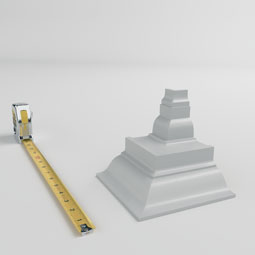 Ekena Millwork - MOC05X05FE - Endurathane Outside Corner Moulding (matches moulding MLD05X05X07FE), 5"P x 5"H, Factory Primed