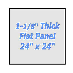 Elite Trimworks Corp. - FP-24X24-PG - Single Flat Panel 24 x 24" - Paint Grade