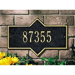 Whitehall Products LLC - WH1017 - 15 3/4"W x 10 3/4"H Hampton One Line Wall Plaque