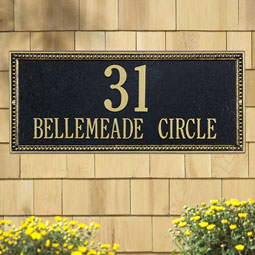 Whitehall Products LLC - WH6109 - 23 1/4"W x 10"H Egg & Dart Two Line Wall Plaque