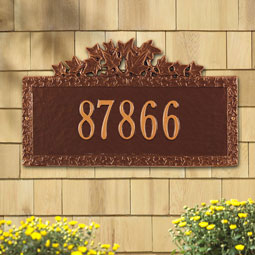 Whitehall Products LLC - WH2007 - 16 1/2"W x 9 3/4"H Ivy One Line Wall Plaque