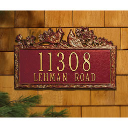 Whitehall Products LLC - WH1126 - 15 1/2"W x 10"H Woodland Cardinal Two Line Wall Plaque