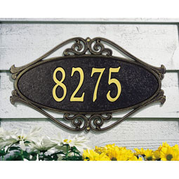 Whitehall Products LLC - WH5505 - 17 1/2"W x 11"H x 1/2"D Hackley Fretwork One Line Wall Plaque