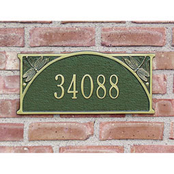 Whitehall Products LLC - WH3025 - 16 3/4"W x 7 3/4"H Dragonfly One Line Wall Plaque