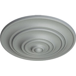 Ekena Millwork - CM13CL_P - Endurathane Classic Ceiling Medallion, 13 1/4"OD x 1/2"P (Fits Canopies up to 4 1/8")
