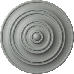Ekena Millwork - CM13CL_P - Endurathane Classic Ceiling Medallion, 13 1/4"OD x 1/2"P (Fits Canopies up to 4 1/8")