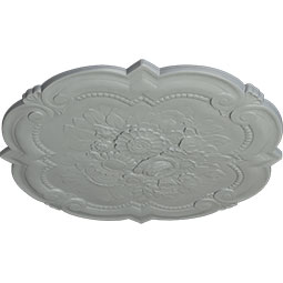 Ekena Millwork - CM24VI_P - Endurathane Victorian Ceiling Medallion, 24 3/8"OD x 1"P