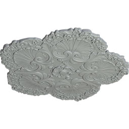 Ekena Millwork - CM25SH_P - Endurathane Shell Ceiling Medallion, 25 5/8"OD x 1"P