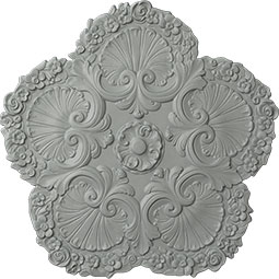 Ekena Millwork - CM25SH_P - Endurathane Shell Ceiling Medallion, 25 5/8"OD x 1"P