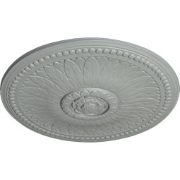 Ekena Millwork - CM19BI_P - Endurathane Bailey Ceiling Medallion, 18 1/8"OD x 3/4"P (Fits Canopies up to 4")