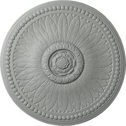 Ekena Millwork - CM19BI_P - Endurathane Bailey Ceiling Medallion, 18 1/8"OD x 3/4"P (Fits Canopies up to 4")