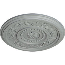 Ekena Millwork - CM16MA_P - Endurathane Marseille Ceiling Medallion, 16 1/8"OD x 5/8"P (Fits Canopies up to 4 1/4")