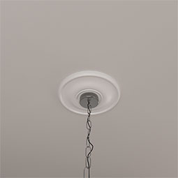 Ekena Millwork - CM12JE_P - Endurathane Jefferson Ceiling Medallion, 11 3/4"OD x 3/8"P (Fits Canopies up to 2 7/8")