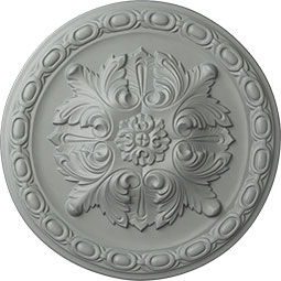 Ekena Millwork - CM12ST_P - Endurathane Stockport Ceiling Medallion, 11 3/4"OD x 3/8"P