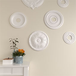 Ekena Millwork - CM16GA_P - Endurathane Granada Ceiling Medallion, 15 3/4"OD x 5/8"P (Fits Canopies up to 4 1/4")