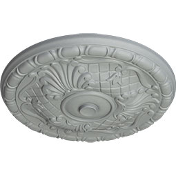 Ekena Millwork - CM16AM_P - Endurathane Amelia Ceiling Medallion, 15 3/4"OD x 5/8"P (Fits Canopies up to 4 1/8")