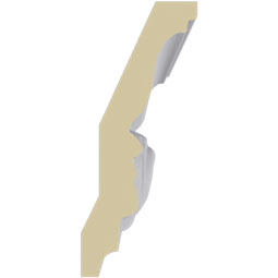 Ekena Millwork - MLD03X01X05SU - Endurathane Sussex Crown Moulding, 3 1/4"H x 1 3/8"P x 3 1/2"F x 94 1/2"L, Factory Primed