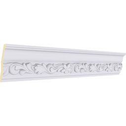 Ekena Millwork - MLD03X01X05SU - Endurathane Sussex Crown Moulding, 3 1/4"H x 1 3/8"P x 3 1/2"F x 94 1/2"L, Factory Primed